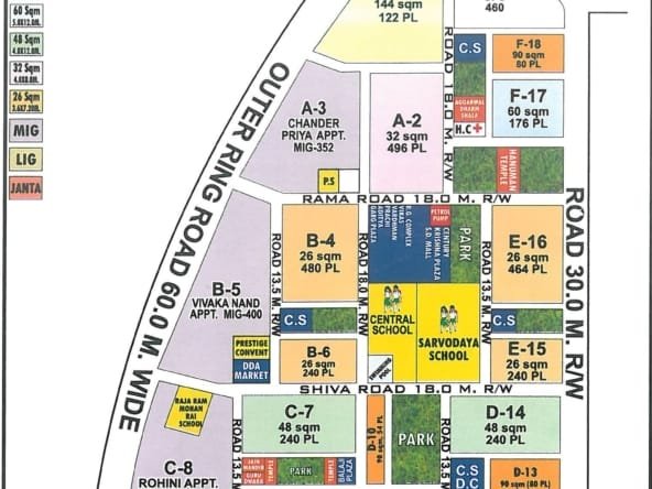floor for rent in rohini sector 8