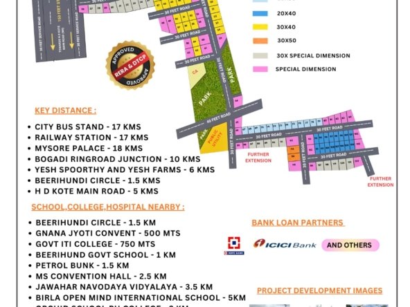 Plots for Sale at Bogadi Road